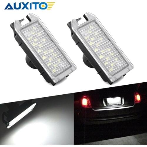 2x License Number Plate Light Anti-Hyperflash Canbus Error Free Bulb Car LED Lamp For FIAT 500 2007-2019 FIAT 500C 2009-2019