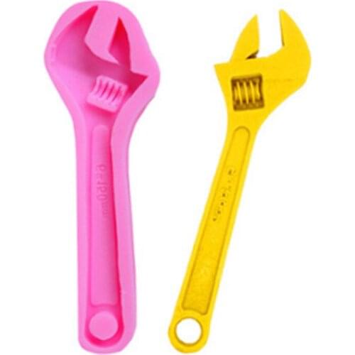 3D Wrench Fondant Silicone Mold for DIY Pastry Cupcake Cake Dessert Epoxy Resin Lace Decoration Baking Tool Kitchenware