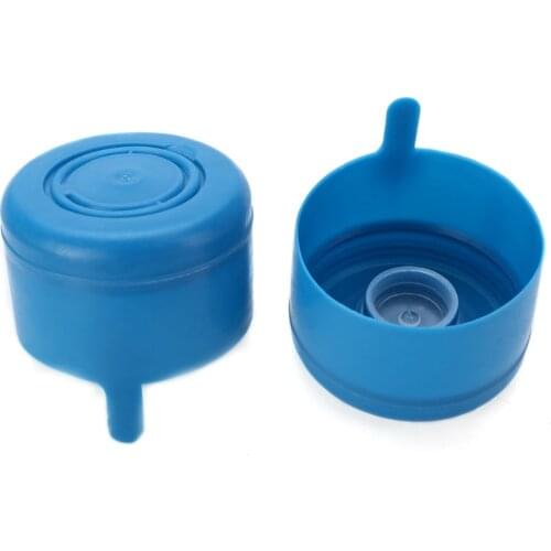 5Pcs 55mm 5Gallon Blue Water Bottle Caps Anti Splash Peel Off Tops Replacement Water Bottle Snap On Cap Water Bottle Accessories