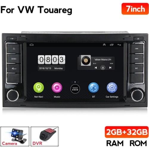 1024x600 HD Android Car Radio Multimedia Player GPS for Volkswagen VW Touareg Multivan 2002-2010 WIFI BT FM 2 Din DVD Player