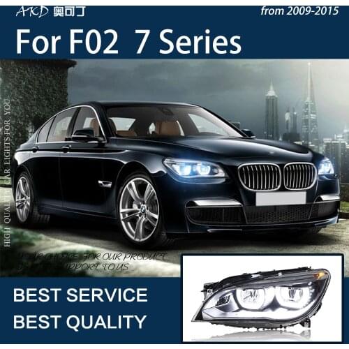 AKD Car Styling for BMW F01 F02 2009-2014 740i 730i 735i LED Headlight DRL Projector Lens Original LED Auto Accessories