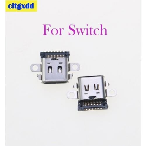 Cltgxdd 5Pcs Original charging port For Nintendo Switch NS Console Charging Port Power Connector Type-C Charger Socket For Switc
