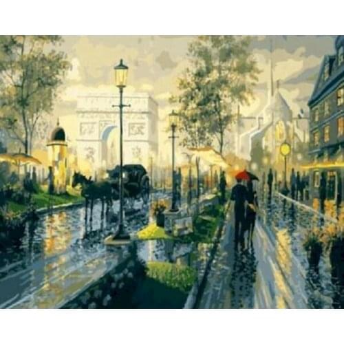 DIY Kits Picture By Numbers Acrylic Paint For Adults Canvas 40x50 Unframe Painting Coloring Drawing By Number Decor