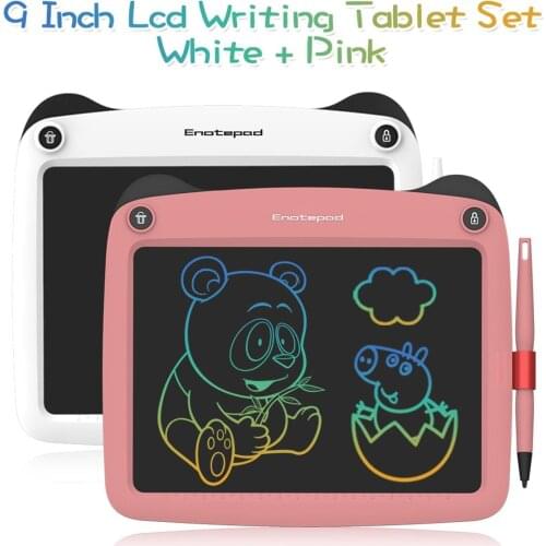 Enotepad Original 9inch lcd digital drawing board LCD Writing Tablet Set Graphics Drawing pad for kids tablettes tactiles