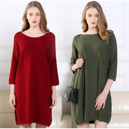 Модные трикотажные платья ERSHLU China At AliExpress