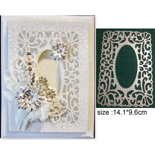 Background frame panel 2021 Metal Cutting Dies for DIY Scrapbooking and Card Making Decorative Embossing Craft
