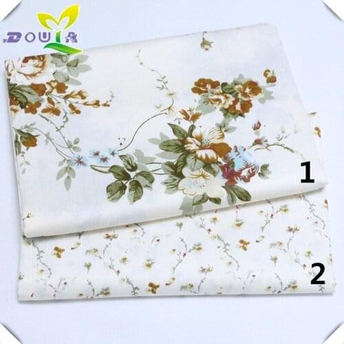 Cotton twill fabric printing pastoral cotton bed linen quilt quilt pillow fabric curtain cloth cloth spell
