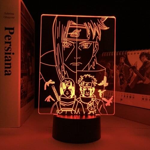 Shisui Lamp 3D Lamp Anime Figure for Bedroom Decorative Light Kids Birthday Gift LED Night Light Manga Table Lamp