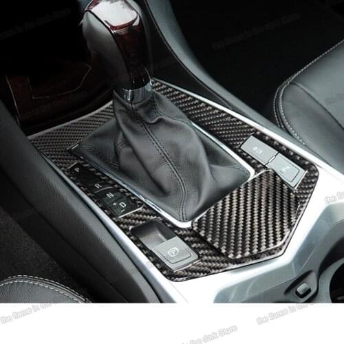 Lsrtw2017 Carbon Fiber Abs Car Gear Panel Trims for Cadillac Srx
