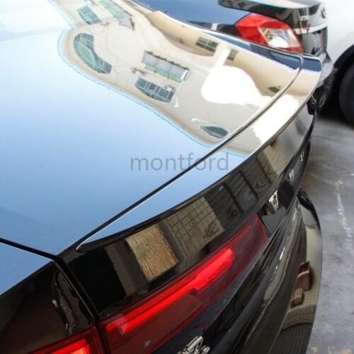 For VOLVO S90 S90L 2017 2018 ABS Plastic Unpainted Primer Color Rear Trunk Boot Wing Lip Spoiler Auto Accessories