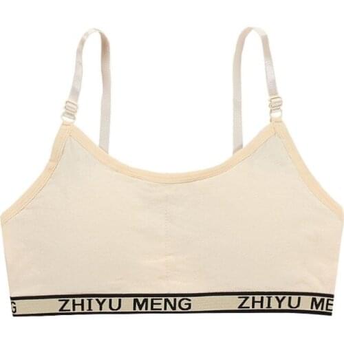 Girls Underwear Teenage Training Bra For Girl Sports Bra Top For Teens 6-14 Years Adolescente Lingerie 57BF