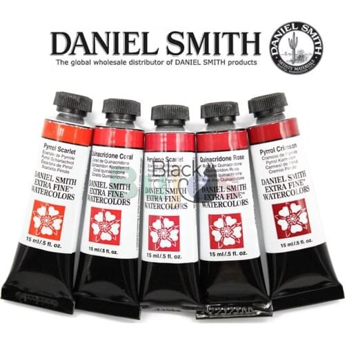 EUA Original Daniel Smith Master Tinta Aquarela Cor Regular 15ml Arte Vermelha Tinta Aquarela Guache Acuarelas Profesionales