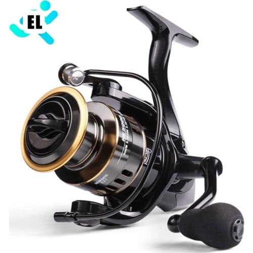 Fishing Reel HE1000-7000 Max Drag 10kg5.2:1 High Speed Metal Spool Spinning Reel Saltwater Reel Fishing Send Line