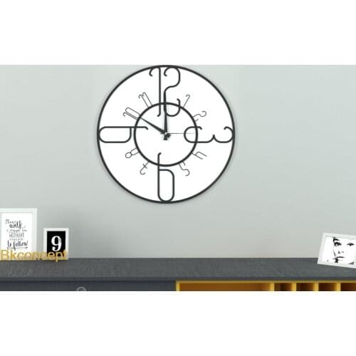 Decoration Living Room Wall Decor Home Living Room Decoration Tokyo Wall Clock White Black