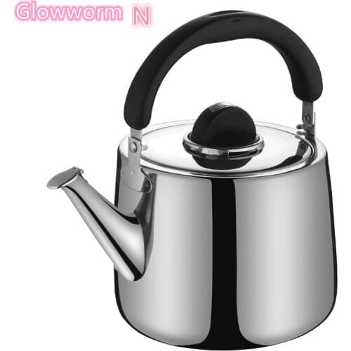 Stainless Steel Thickened Kettle Whistle Sounding Kettle Large Capacity Kettle Gas Induction Cooker Universal Kettle Whistling