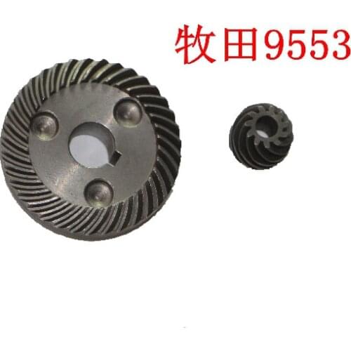 Repairing Part Metal Spiral Tooth Bevel Gear 2 in 1 Set for Makita 9553 Angle Grinder