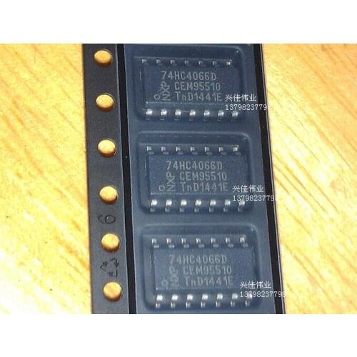 10PCS Chip 74HC4066D SOP-14 quadruple bidirectional switch new original authentic