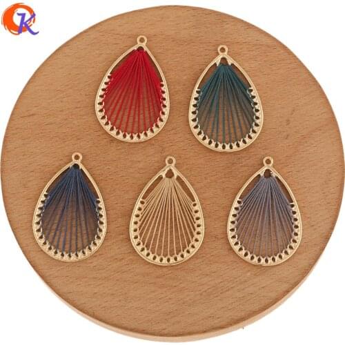 Cordial Design 50Pcs 22*32MM Jewelry Accessories/DIY Making/Pendant/Jewelry Making/Hand Made/Drop Shape/Earring Findings/Charms