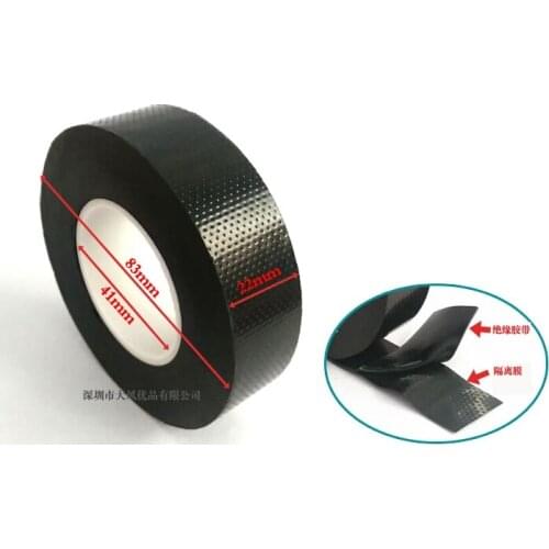 Freeshipping, 22mm*5m Roll Satellite Self Amalgamating Rubber Sealing Tape Sealing Cable Repair Lead