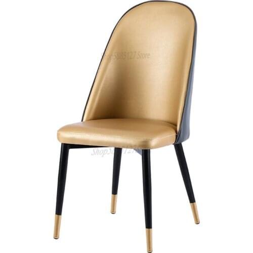 Net Red Chair Backrest Nordic Light Luxury Dining Chair Home Modern Minimalist Stool Desk Chair Dining Table Dining Chair
