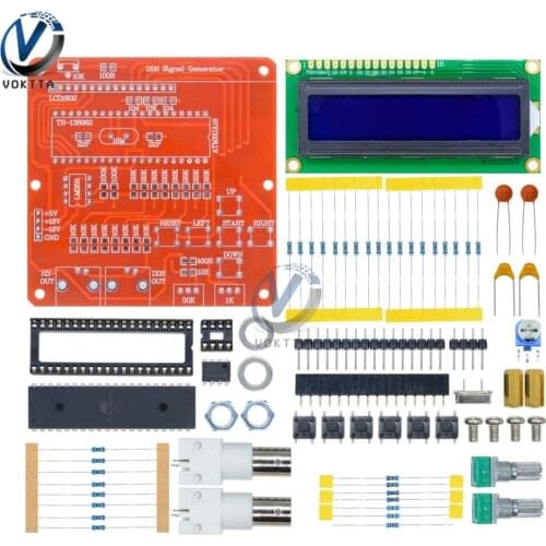DDS Function Signal Generator DIY Kit Frequency Pluse Square Wave Function Generator Module Tester Synthesizer