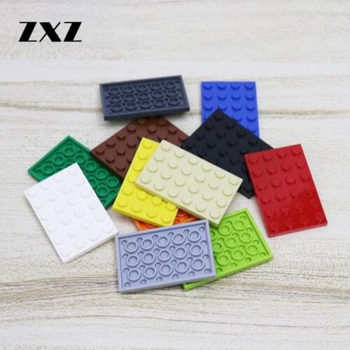 20pcs/lot WW2 Army Plate 4x6 Dots Base Particles Building Blocks 3032 Bricks Set DIY Classic Educational Toys Baseplates Pieces