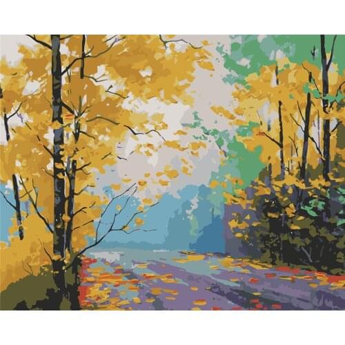 Opus Love 40x50cm No Frameless Painting By Numbers Animals On Canvas Pictures By Numbers Home Decoration Diy Minimalism Style