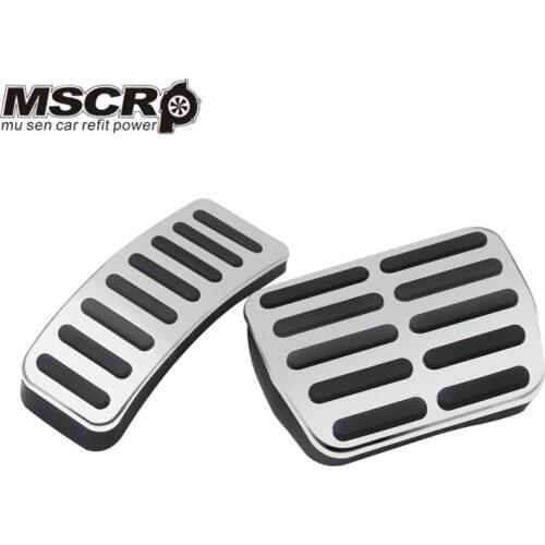 Automatic Car Stainless Car pedal Cover for POLO / New Lavida / New Bora/Skoda Fabia Accelerator Brake pedals Pads kits