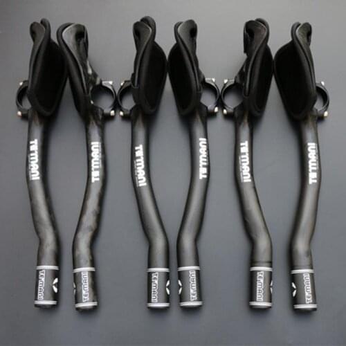 Adjustable Full Carbon Fiber Professional Durable Road Bike Mountain Bike TT Support Handle Stable Rest Handle 31.8 Caliber