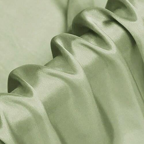 SILK HABOTAI 114cm width 8momme/100% Pure Mulberry Silk Lining lighter Fabric DY thin Female T-shirt Light Olive NO 19