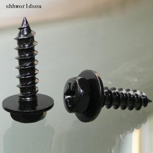 Shhworldsea car metal screw bolts nut clip fastener for toyota