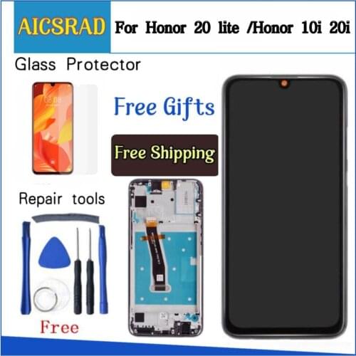 6.21inch 100% New Original LCD For huawei Honor 10i / 20i HRY-LX1T LCD Display+Touch Screen Digitizer Assembly Lcd Replace+Frame