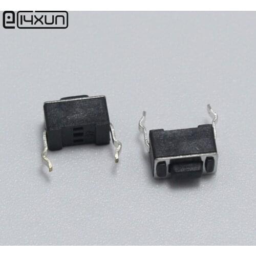 50pcs 3*6*4.3mm 2Pin Vertical Type Tact Switch 3x6x4.3mm 2P Micro Push Button Tactile Switchs for MP3 MP4 MP5 Tablet PC ect