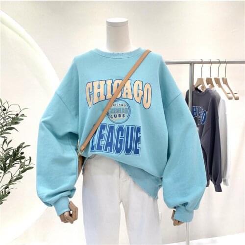 Womens Sweatshirt Korean Fashion Oversized Hoodie Kawaii Vintage Women Sweetshirts Harajuku Hoodie Women Pullovers Slim Elegant