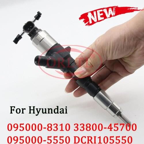 095000-5550 Common Rail Injector 33800-45700 Diesel Fuel Engine Injector 0950005550 DCRI105550 For Denso Hyunda HD78W Mighty