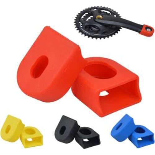 1Pair Bicycle Crank Protector Cover Crank Boot Protector Arm Boots MTB Bike Crankset Protective Sleeve Cover Bicycle Accessories
