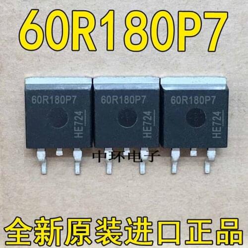 10 PCS 60R180P7 IPB60R180P7 650V 53A TO-263