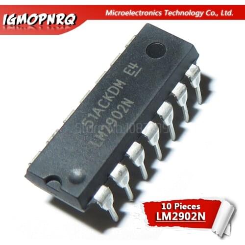 10PCS LM2902N DIP14 LM2902 DIP LM2902P new and original IC