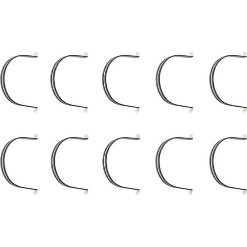 10Pack Clamp,Stainless Steel Cable Clamp,Pipe Clamp,Tube Clamp,Metal Clamp,Rubber Cushioned Insulated Clamp,Tube Holder for Tube