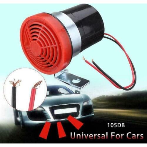 12-24V 105db Car Accessories Beeper Car Horn Vehicle Auto Warning Back Up Car Reversing Alarm Speaker Buzzer Reverse Siren Warn