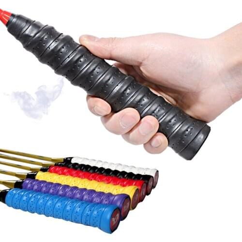 2 Pcs Grip Tape Tennis Racket Anti-Slip Absorb Sweat Band Outdoor Fishing Rod Winding Strap Sport Badminton Squash Tape