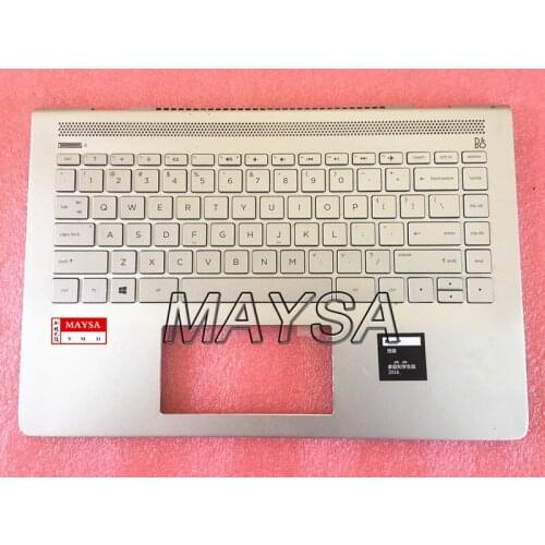 933312-001 For HP PAVILION 14-BF046TX 14-BF042TX 14-BF Palmrest Upper Case Keyboard Bezel Cover US layout