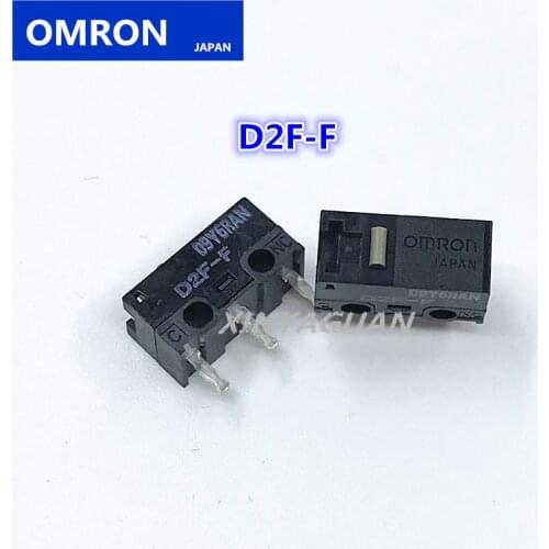 Free shipping 2Pcs OMRON Mouse Micro Switch D2F-F Mouse Button suitable for 20M 50M steelseries rival 300 310 logitech g304 g305