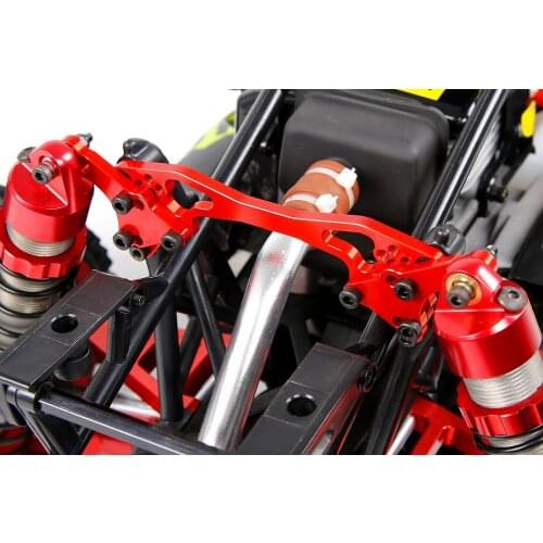 CNC Metal adjustable angle rear shock absorption crossbar for 1/5 HPI Rovan King Motor BAJA 5B 5SC 5T RC CAR GAS PARTS