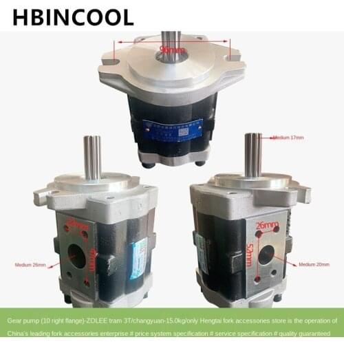 For Gear Pump (10 Right Flange)-CBHCF-F25-AF&-CY*Forklift Truck Accessories Parts Tram 3T High quality Forklift accessories
