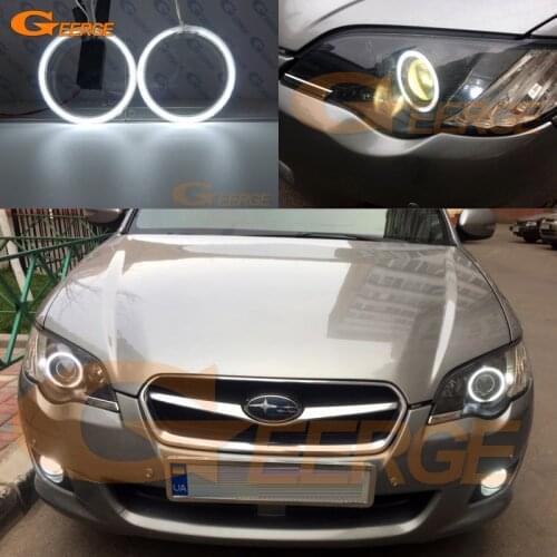 For Subaru Legacy B4 Liberty IV 2007 2008 2009 Excellent Ultra bright CCFL Angel Eyes Halo Rings kit Day Light