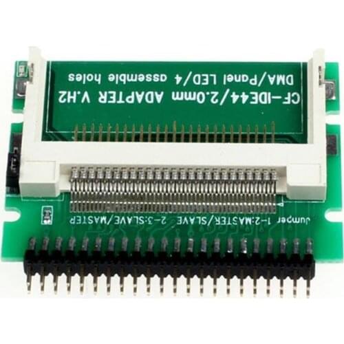 CF Compact Memory Card to Laptop 2.5" 44 Pin Male IDE Hard Disk Drive HDD Adapter