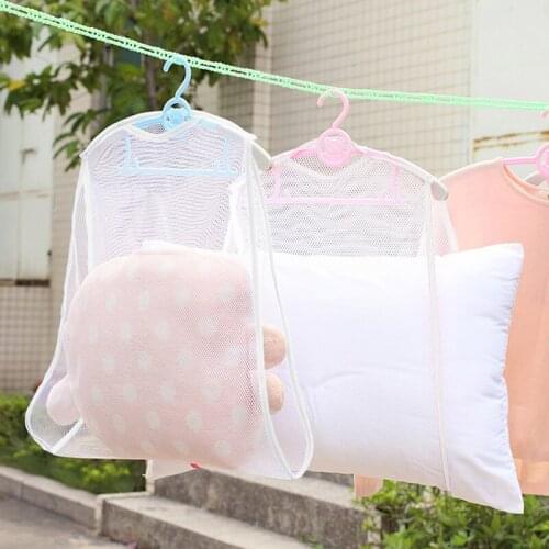 New Windproof Frame Fixed Pillow Multifunctional Pillow Toys Drying Rack Drying Racks Hanging Racks Net Home Container