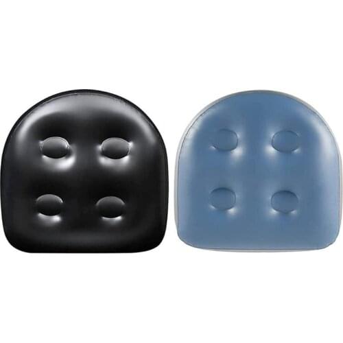 Spa and Hot Tub Booster Seat Pad with Suction Cup Inflatable Booster Seat Pad Bathtub Non-Slip Massage Cushion Mat Back for New