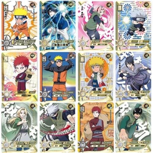 Narutoes Cards Letters Paper Card Letters Games Children Anime Peripheral Character Collection Kids Gift Playing Card Toy